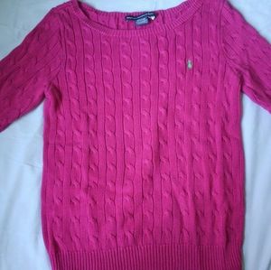 Ralph Lauren Sport magenta sweater